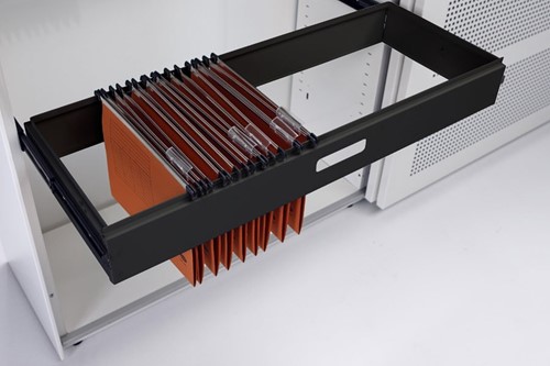 Akoestische schuifdeurkast uittrekframe 100 cm