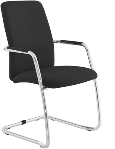 Stoel Gama sledeframe met hoge rug