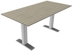 Hoge Sta Vergadertafel 110cm Markant Max 240x100x3,8cm
