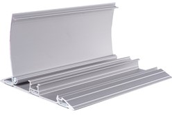 Vloergoot aluminium incl. antislip diverse lengtes