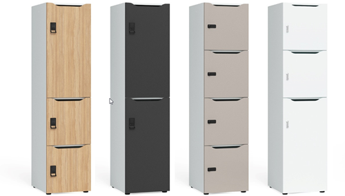 Houten lockerkast Choice 181cm 4-deurs 