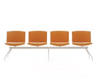 Wachtkamerbank Atelier DeBerenn Kurvi 4-zits