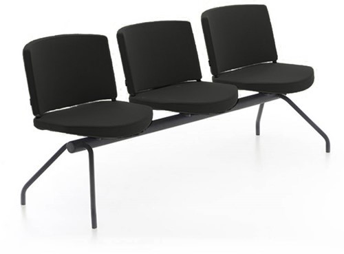 wachtkamerbank_3zitsbank_zwart