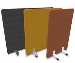 Verrijdbare akoestische scheidingswand Free Standing 120 cm