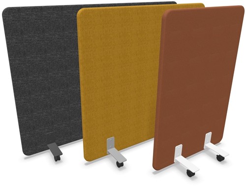Verrijdbare akoestische scheidingswand Free Standing 120 cm