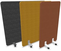 Verrijdbare akoestische scheidingswand Free Standing 140 cm