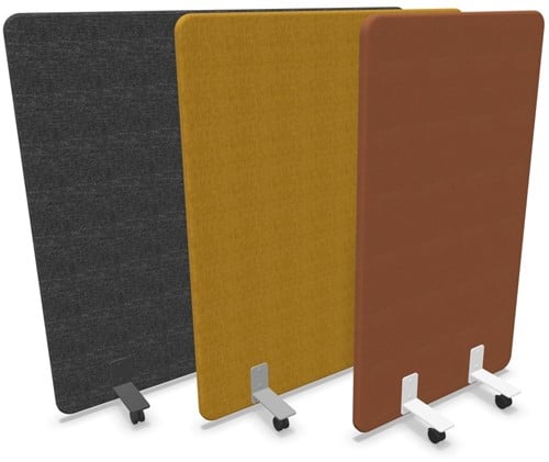 Verrijdbare akoestische scheidingswand Free Standing 140 cm