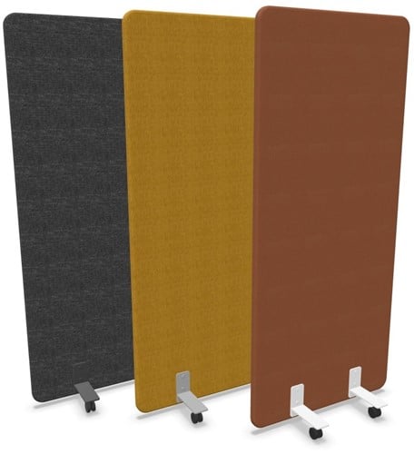 Verrijdbare akoestische scheidingswand Free Standing 180 cm