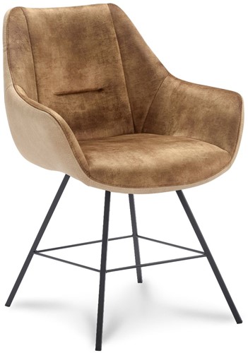 Wesson_Armstoel_Combo_Elephant1.2_ 203_Sand(buiten)_Bonnie_815 Walnut(binnen).jpg