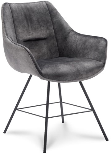 Wesson_Armstoel_Combo_Elephant1.2_104 Grey(buiten)_Bonnie_100_Black(binnen).jpg