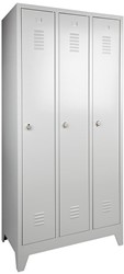 PREMIUM GARDEROBEKAST 3 DEURS- GRIJS 190HX89BX50CM 