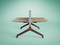 Elektrisch zit sta duo bureau Ypsilon-3