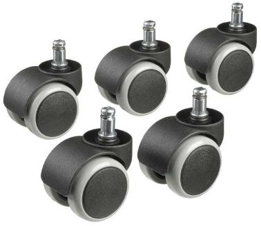 Set zachte wielen voor harde vloer 5 Stuk-3