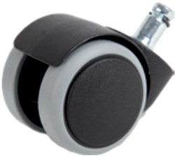 Bureaustoel wielen- zachte wielen voor harde vloeren  Ø55mm 5 Stuk